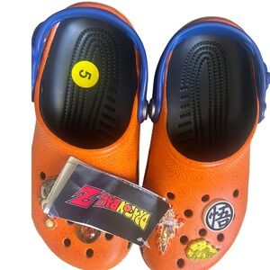Crocs Dragon Ball Z Kids 5 Orange Excellence Anime Jibbitz